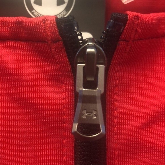 Under Armour UA NWT Challenger II Color Block Track Nigh Neck Zip Up Jacket S - Picture 7 of 8